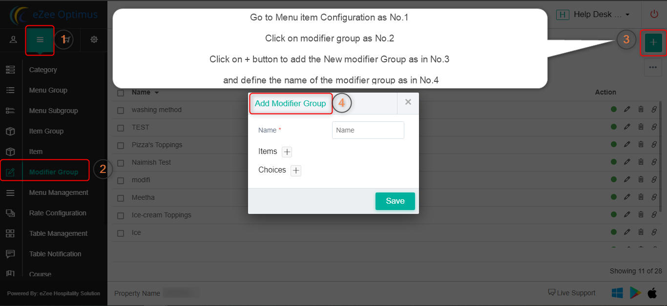 How to create a Modifier Group? – Ash Technologies